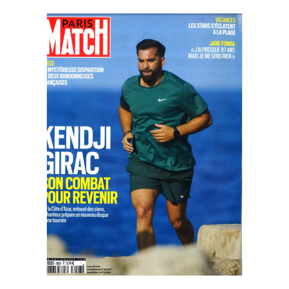 Couverture de "Paris Match" du jeudi 11 juillet 2024