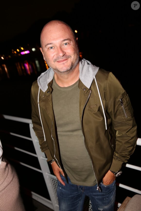 Sébastien Cauet lors de la soirée d'inauguration du restaurant du groupe d'H.Gaouaoui et du chef N.Tarayre "Splash" au port Van Gogh, en bord de Seine à Asnières, France, le 12 septembre 2019. © Rachid Bellak/Bestimage