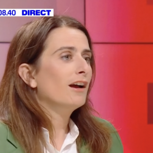 Marine Tondelier invitée d'Apolline de Malherbe dans le "Face à Face" de BFMTV