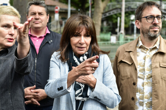 La maire de Paris Anne Hidalgo inaugure la 23e édition de Paris Plages à Paris le 6 juillet 2024. Firas Abdullah/ABACAPRESS.COM