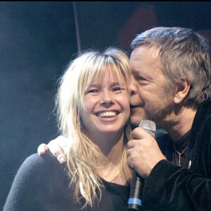 Renaud et Romane Serda enceinte à la soirée "Le rire contre les larmes" au Bataclan, en soutien à Ingrid Betancourt