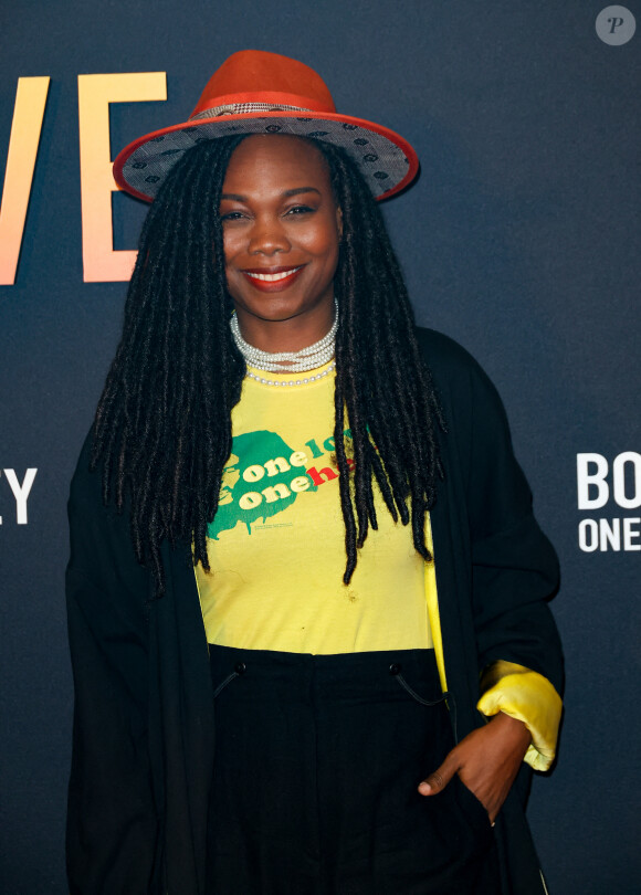 Kareen Guiock - Première du film "Bob Marley One Love" au Grand Rex à Paris le 1 fevrier 2024. © Coadic Guirec/Bestimage