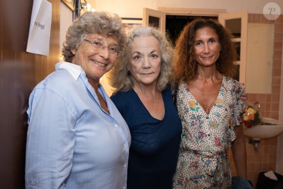 Après l'avoir condamnée, la Cour d'appel de Lyon a relaxé Coline Berry
Exclusif - Jacqueline Franjou, Catherine Hiegel avec sa fille Coline Berry lors de la représentation de la pièce "Le lien" lors du Festival de Ramatuelle, France, le 7 août 2019. © Cyril Bruneau/Festival de Ramatuelle/Bestimage