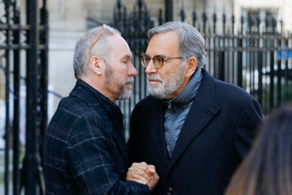 Ex-patron de TF1
Nonce Paolini - Sorties des obsèques de Jean-Pierre Pernaut en la Basilique Sainte-Clotilde à Paris le 9 mars 2022. © Christophe Clovis / Bestimage 