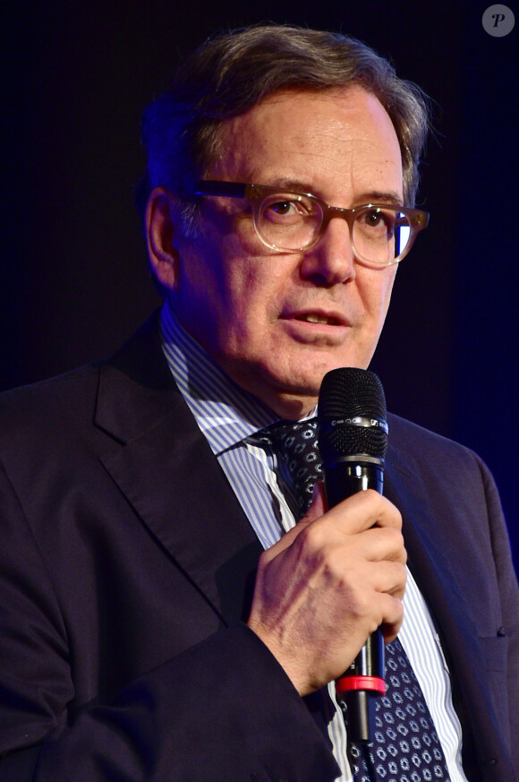 Vient-on d'apprendre ce mercredi 
Exclusif - Nonce Paolini lors de la conférence de presse de TF1 concernant la Coupe du monde de rugby à XV 2015 au siège de TF1 à Boulogne-Billancourt, le 2 juillet 2015. La Coupe du monde de rugby à XV 2015 aura lieu du 18 septembre au 31 octobre au Royaume-Uni et sera retransmise sur TF1.