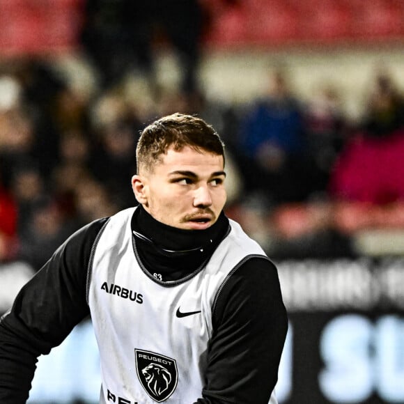 Antoine Dupont (st) - Match de rugby du Top 14 opposant le Stade Toulousain Rugby (Toulouse) au Lyon Olympique Universitaire Rugby (LOU Rugby au stade Ernest-Wallon (45-0) à Toulouse, France, le 6 janvier 2024. © Thierry Breton/Panoramic/Bestimage