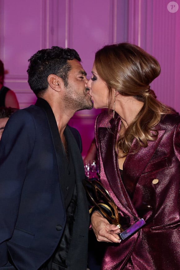 Exclusif - Mélissa Theuriau et Jamel Debbouze lors de la 11ème édition de la soirée Global Gift Gala à l'hôtel Four Seasons George V à Paris le 30 septembre 2023.