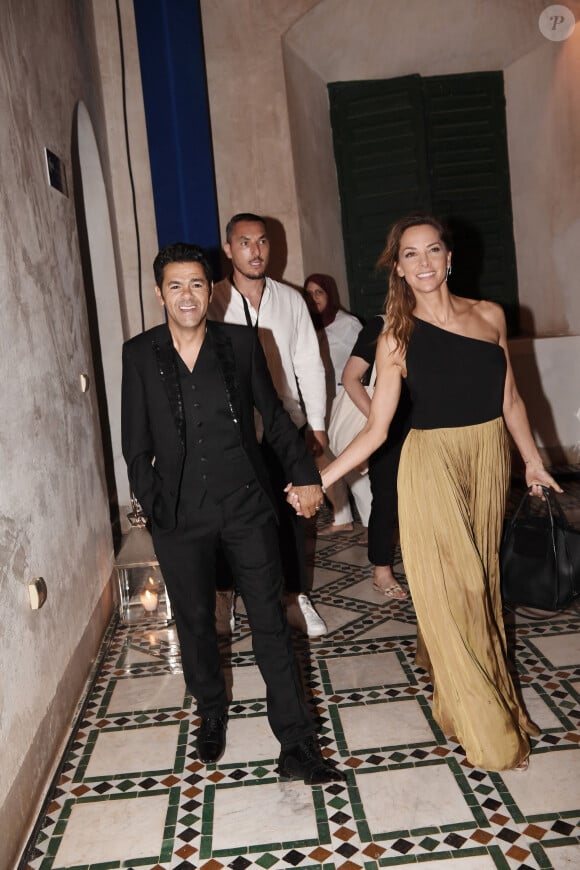 Exclusif - Jamel Debbouze et sa femme Mélissa Theuriau à l'after-party de la soirée du grand gala du "Marrakech du Rire 2022" pour la 10ème édition à l'hôtel Selman de Marrakech, Maroc, le 18 juin 2022. © Rachid Bellak/Bestimage