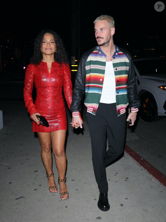 "Sa rédemption, il la doit à sa femme et ses proches... Pas à nous. Il est là, on va le soutenir", poursuit le mari de Christina Milian, fan de l'OM

Christina Milian et Matt Pokora à Hollywood.