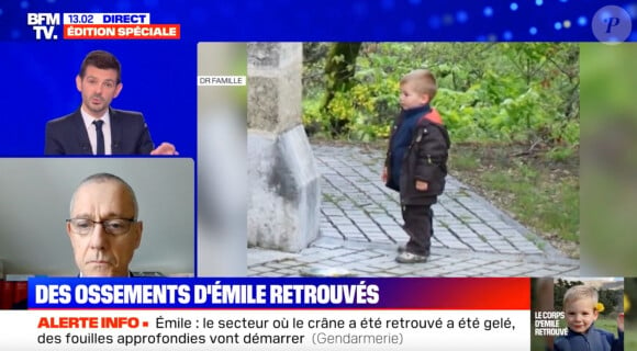 Mais la vérité, elle, n'est toujours pas connue.
François Daoust, l'ex-directeur de l'IRGCN et du pôle judiciaire de la gendarmerie au micro de BFMTV pour se livrer sur la rapide identification du corps d'Emile.