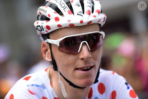 Le Français Romain Bardet - Le Français Julian Alaphilippe a cédé le maillot jaune au coureur colombien Egan Bernal à l'issue de la 19ème étape du Tour de France 2019, entre Saint-Jean-de-Maurienne et Tignes, tandis que la course a été stoppée plus tôt en raison de fortes chutes de grêle, le 26 juillet 2019. © Peter de Voecht / Panoramic / Bestimage.