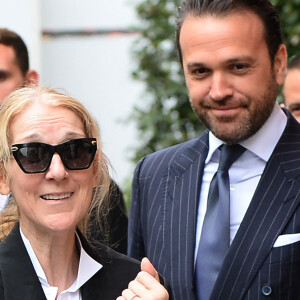 Céline Dion arrive à l'hôtel Royal Monceau à Paris avant l'ouverture des JO (Jeux Olympiques) Paris 2024 le 23 juillet 2024. La chanteuse devrait être présente à la cérémonie d'ouverture des Jeux olympiques Paris 2024, ce vendredi 26 juillet 2024