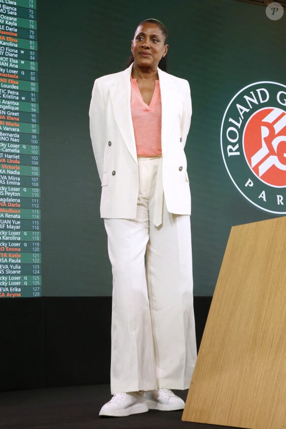 Marie-José Pérec - Tirage au sort des Internationaux de France de Tennis de Roland Garros 2024 à Paris le 23 mai 2024. © Bertrand Rindoff / Bestimage