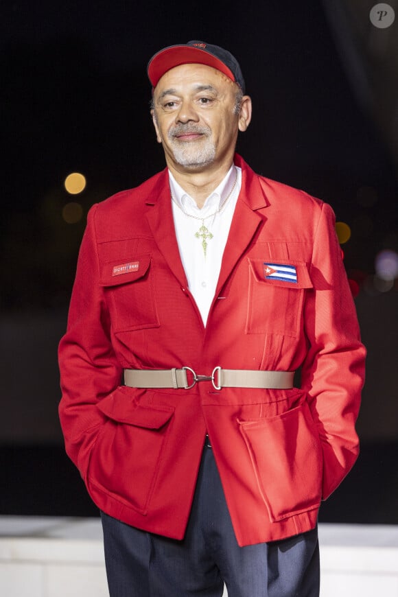 Christian Louboutin - Photocall du dîner "Prelude pour les JO" à la Fondation Vuitton à Paris, France, le 25 juillet 2024. © Olivier Borde/Bestimage