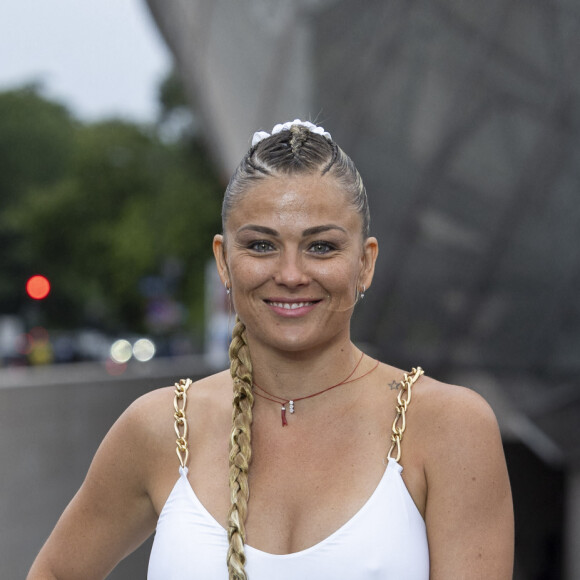 Laure Boulleau - Photocall du dîner "Prelude pour les JO" à la Fondation Vuitton à Paris, France, le 25 juillet 2024. © Olivier Borde/Bestimage