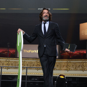 Frédéric Beigbeder lors de la cérémonie des TheFork Awards 2023, premier prix food 100% digital décerné par le grand pubic à l'Opéra de Lille, France, le 13 novembre 2023. © Jean-Marc Lhomer/Bestimage