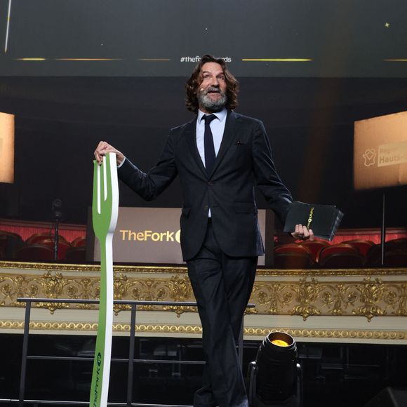 Frédéric Beigbeder lors de la cérémonie des TheFork Awards 2023, premier prix food 100% digital décerné par le grand pubic à l'Opéra de Lille, France, le 13 novembre 2023. © Jean-Marc Lhomer/Bestimage