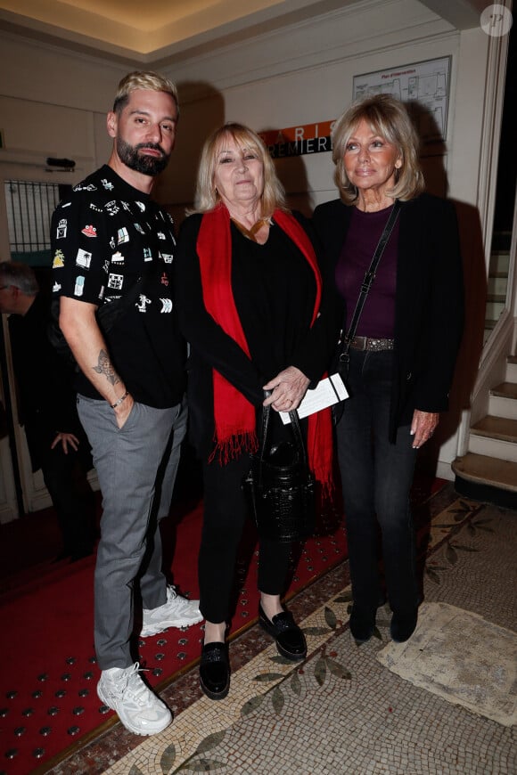 Hugo Manos, Julie Leclerc, Maryse Gildas - Générale de la pièce "La Joconde parle enfin" écrite par Laurent Ruquier au théâtre de l'oeuvre à Paris, France, le 4 avril 2024. © Christophe Clovis / Bestimage