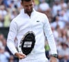 "Je voulais plus d'intimité et rester concentré sur le tournoi", ajoute le tennisman
 
Novak Djokovic à Wimbledon.