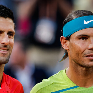 Novak Djokovic va affronter Rafael Nadal, ce 29 juillet aux JO de Paris 2024
 
Novak Djokovic et Rafael Nadal - Rafael Nadal fait tomber le tenant du titre, Novak Djokovic, au terme d'un quart de finale épique lors des Internationaux de France de Tennis de Roland Garros 2022 le 31 mai 2022.