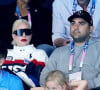 Pour regarder les épreuves de natation avec Michael Polansky
Lady Gaga et son fiancé Michael Polansky assistent à la victoire de Léon Marchand sur 400 m 4 nage lors des Jeux Olympiques de Paris 2024 (JO) à Paris La Defense Arena à Nanterre le 28 juillet 2024. © Dominique Jacovides-Pierre Perusseau/Bestimage 