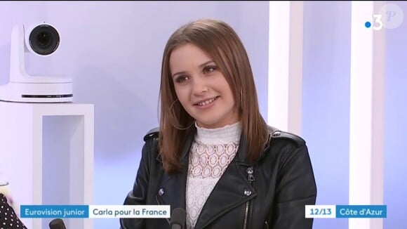 Après avoir participé à "The Voice Kids" sur TF1, Carla Lazzari a multiplié les projets
Carla Lazzari sur le plateau de France 3 Côte d'Azur