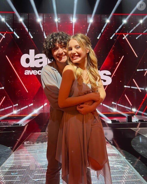 Carla Lazzari et son partenaire Pierre Mauduy dans "Danse avec les stars"