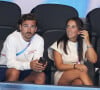 Depuis le début des JO, Antoine Griezmann assiste à de nombreuses épreuves avec sa femme, Erika
 
Antoine Griezmann et sa femme Erika Choperena - Célébrités assistent à la victoire de Léon Marchand qui devient champion Olympique sur 400 m 4 nages lors des Jeux Olympiques de Paris 2024 (JO) à Paris La Defense Arena à Nanterre le 28 juillet 2024. © Dominique Jacovides-Pierre Perusseau/Bestimage