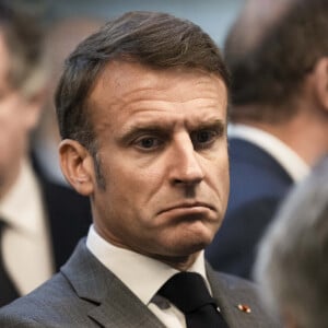 Le Président de la République française Emmanuel Macron inaugure le prolongement de la ligne de métro 14, entre Saint-Denis Pleyel et l'aéroport d'Orly