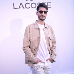 Exclusif - Pierre Niney, ambassadeur Lacoste et également égérie du parfum "Lacoste Original" - Lacoste et Interparfums ont célébré le lancement de "Lacoste Original", le premier parfum né de la collaboration récente entre les deux maisons, lors d'une cocktail party organisée sur le rooftop de l'hôtel Madame Rêve à Paris le 7 juillet 2024. © Rachid Bellak/Bestimage 