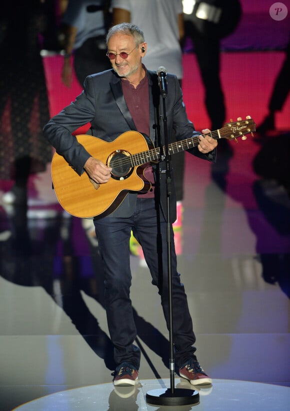 Exclusif - Michael Jones - Enregistrement de l'émission "Goldman, 40 ans de chansons" à la Seine Musicale à Boulogne-Billancourt, qui sera diffusée le 26 janvier 2018 sur TF1. Le 6 juin 2017 © Cyril Moreau-Veeren Ramsamy / Bestimage 