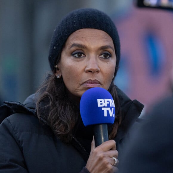 Alors que l'euphorie autour du nageur Français Léon Marchand continue, l'animatrice Karine Le Marchand a été forcée de faire une mise au point à son sujet
Karine Le Marchand soutient les agriculteurs sur le barrage de l'Autoroute A4 à hauteur de Jossigny en Seine et Marne. © Jeremy Melloul - Pierre Perusseau / Bestimage