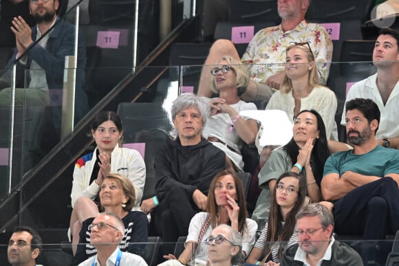 Qui sont assez rares !
Nicola Sirkis et sa fille Théa - Célébrités assistent aux épreuves de gymnastique lors des Jeux Olympiques de Paris2024 (JO) le 5 aout 2024. © Perusseau-Jacovides/Bestimage 