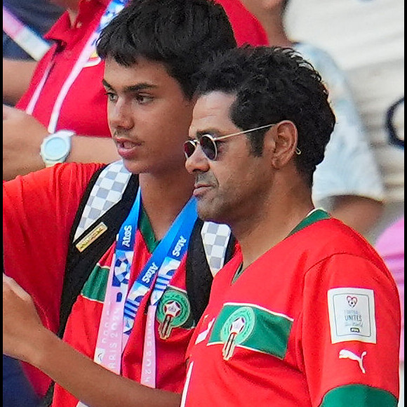 L'Espagne affrontera la France en finale des JO de Paris

Jamel Debbouze et son fils Léon assistent à la demi-finale de football entre le Maroc et l'Espagne (1-2) lors des Jeux Olympiques de Paris2024 (JO) le 5 aout 2024.
