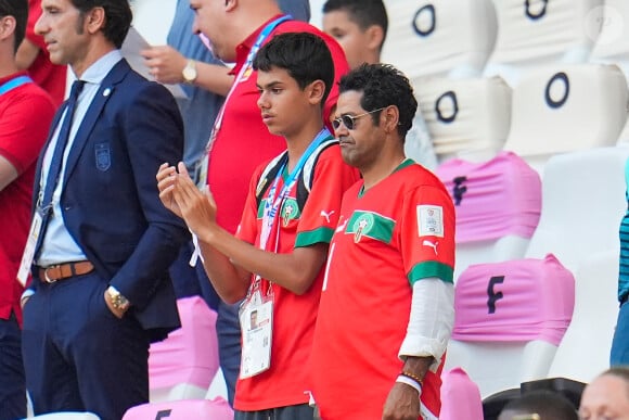 Malgré la présence de l'artiste et de son fils, le Maroc a été éliminé

Jamel Debbouze et son fils Léon assistent à la demi-finale de football entre le Maroc et l'Espagne (1-2) lors des Jeux Olympiques de Paris2024 (JO) le 5 aout 2024.