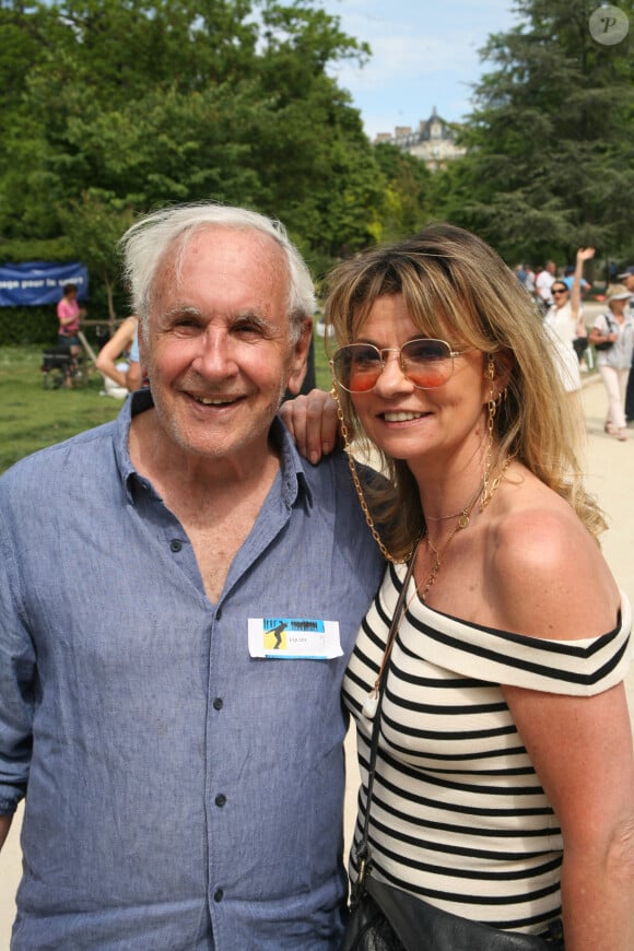 Exclusif - Patrice Laffont et Candice Berner - 4ème trophée de pétanque au profit de l'association "La roue tourne" dans le Jardin du Ranelagh à Paris le 15 mai 2022. 