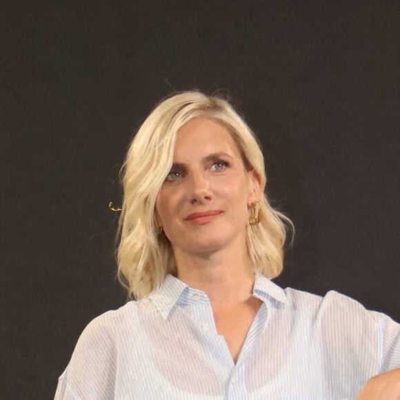 Les deux acteurs ont été mis à l'honneur lors de la soirée de lancement du festival 
Mélanie Laurent au photocall du film "Le Déluge" lors du 77ème festival international du film de Locarno en Suisse, le 7 août 2024. Photo by Dario Raimondi/Splash News/ABACAPRESS.COM