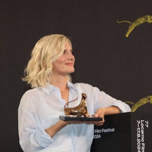 Mélanie Laurent et Guillaume Canet au photocall du film "Le Déluge" lors du 77ème festival international du film de Locarno en Suisse, le 7 août 2024. Photo by Dario Raimondi/Splash News/ABACAPRESS.COM