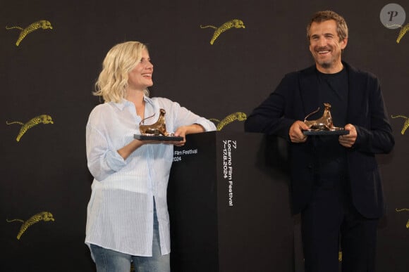 Mélanie Laurent et Guillaume Canet se donnent la réplique dans le film historique "Le Déluge" prochainement en salles
Mélanie Laurent et Guillaume Canet au photocall du film "Le Déluge" lors du 77ème festival international du film de Locarno en Suisse. Photo by Dario Raimondi/Splash News/ABACAPRESS.COM