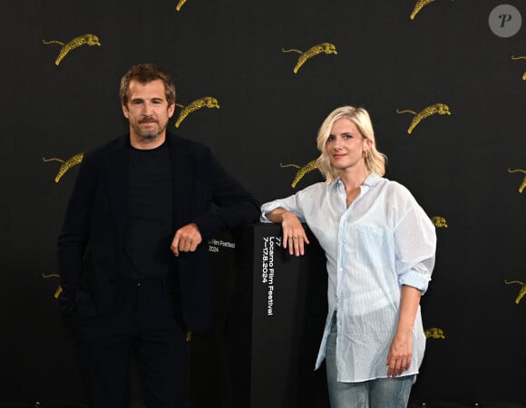 Le festival prendra fin le 17 août 2024
Mélanie Laurent et Guillaume Canet au photocall du film "Le Déluge" lors du 77ème festival international du film de Locarno en Suisse, le 7 août 2024. Photo by Dario Raimondi/Splash News/ABACAPRESS.COM