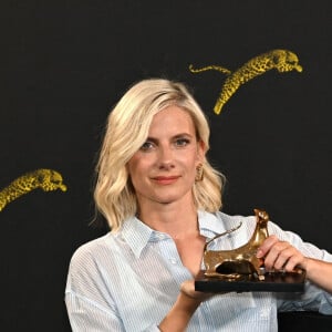 Mélanie Laurent au photocall du film "Le Déluge" lors du 77ème festival international du film de Locarno en Suisse, le 7 août 2024. Photo by Dario Raimondi/Splash News/ABACAPRESS.COM