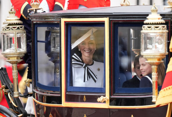 Catherine Kate Middleton, princesse de Galles lors de la parade militaire "Trooping the Colour" à Londres le 15 juin 2024 © Julien Burton / Bestimage 