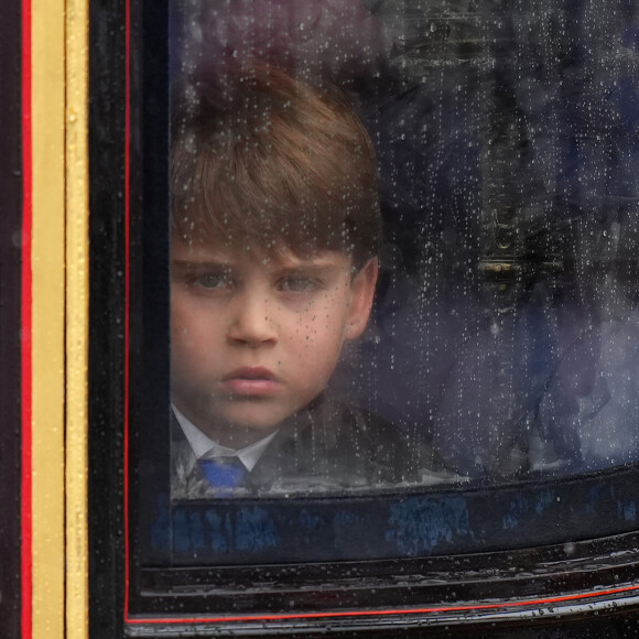 Le prince Louis lors de la parade militaire "Trooping the Colour" à Londres le 15 juin 2024 © Julien Burton / Bestimage 