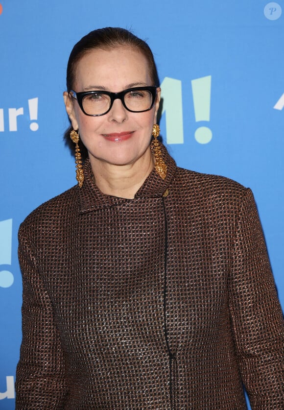 Carole Bouquet - Dîner de Gala Moteur! à la Bibliothèque Nationale de France (BNF) à Paris le 25 mars 2024 © Guirec Coadic / Bestimage 