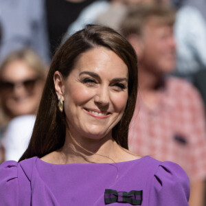 La cuisine était également équipée d'un aga traditionnel (ndlr : un authentique fourneau en fonte). 
La princesse Catherine de Galles lors de la finale Hommes du tournoi de tennis de Wimbledon. Le 14 juillet 2024