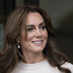 Catherine (Kate) Middleton, princesse de Galles, arrive à l'université de Nottingham dans le cadre de la Journée mondiale de la santé mentale (World Mental Health Day), le 11 octobre 2023. 