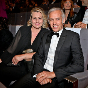 Paul et Luana Belmondo durant la soirée de clôture du 20eme Monte Carlo Film Festival de la Comédie, au Grimaldi Forum à Monaco. Le 29 avril 2023. © Bruno Bebert / Bestimage