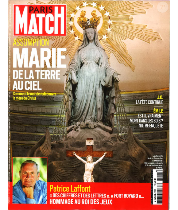 Couverture de "Paris Match", numéro du 14 août 2024.