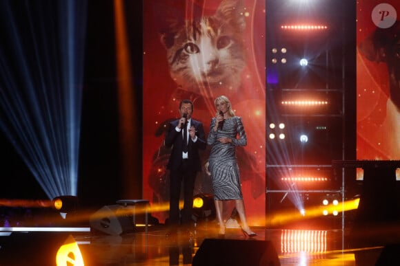 Exclusif - Jérôme Anthony, Elodie Gossuin - Enregistrement de l'émission "Ce soir on chante pour la protection des animaux", présentée par E.Gossuin et J.Anthony, et diffusée le 17 août sur W9 © Christophe Clovis / Bestimage