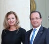 Francois Hollande et Valerie Trierweiler - Diner en l'honneur de Mr Joachim Gauck president federal d'Allemagne au palais de l'Elysee a Paris le 3 septembre 2013.